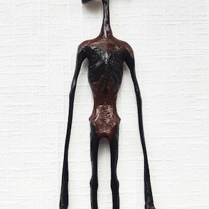 Figura de acción flexible de Siren Head de 20 cm del juego de terror SCP 6789 Marrón oscuro/Negro