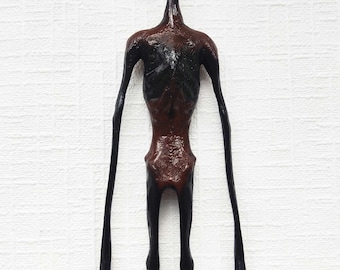 Siren Head Flexibel 20 cm Horror Game Actiefiguur SCP 6789 DONKERBRUIN/Zwart