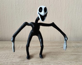 Figura horror quadrupede Stalker / Creatura inquietante stampata in 3D e dipinta a mano / Mostro horror analogico da collezione