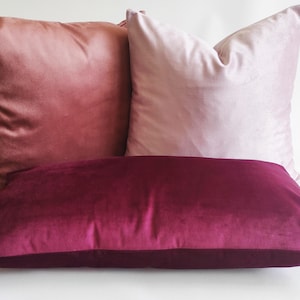 Handmade Velvet Pillow Cover: Luxury Cushion Case, 26 Colors