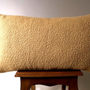 Boucle Pillow Case, Luxury Handmade Boucle Lumbar Pillow Cases, Teddy Boucle Pillow Covers, Boucle Cushion Covers, Boucle Throw Pillow Cover