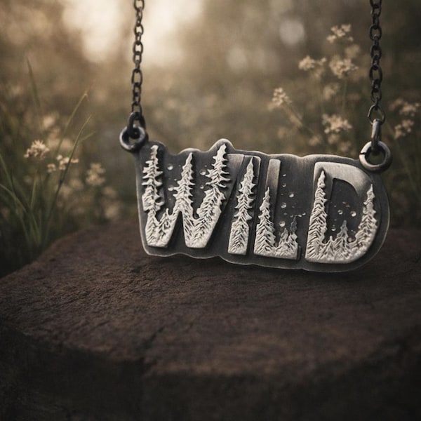 Wild Untamed Whisper Necklace – Sterling Silver Handmade