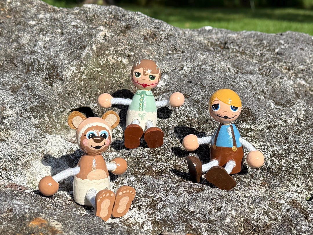 Wooden Rope Dolls - Etsy
