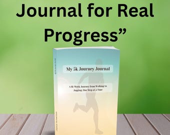 My 5K Journey Journal – Printable 5K Training Plan | Couch to 5K Fitness Tracker | Beginner Running Planner PDF | Digital Workout Log