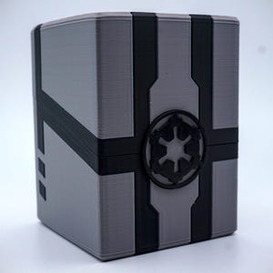 Caixa de baralho Star Wars Empire: armazenamento de cartas TCG - PLA impresso em 3D