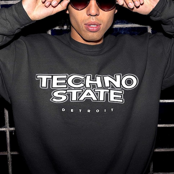 Detroit Techno State Heavyweight Sweatshirt Unisewx Comfort Colors® Essential