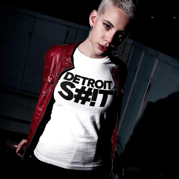 Detroit Shit | T-shirt - Premium Slim Fit Womens Detroit T-shirt