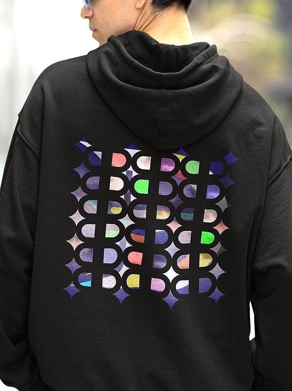 Geometric Abstract Art Design Detroit State™ Hoodie