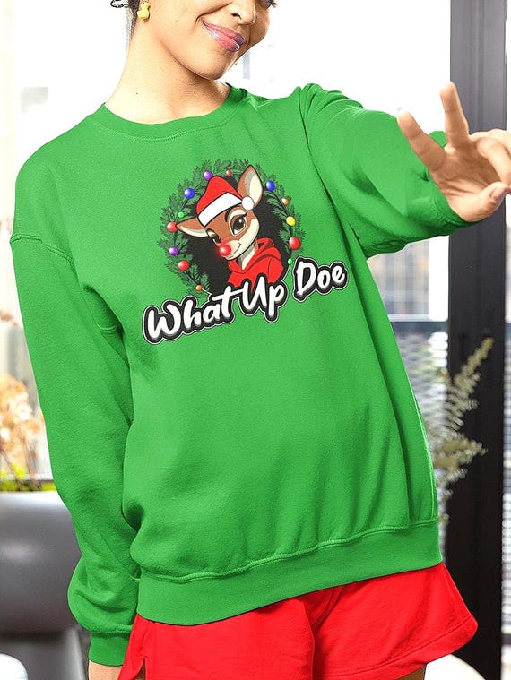 What Up Doe - Detroit Christmas Sweatshirt