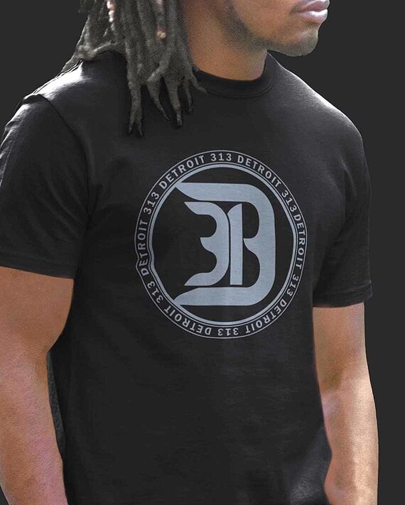 313 Detroit Area Code Graphic Tee, Minimalist 313 T Shirt
