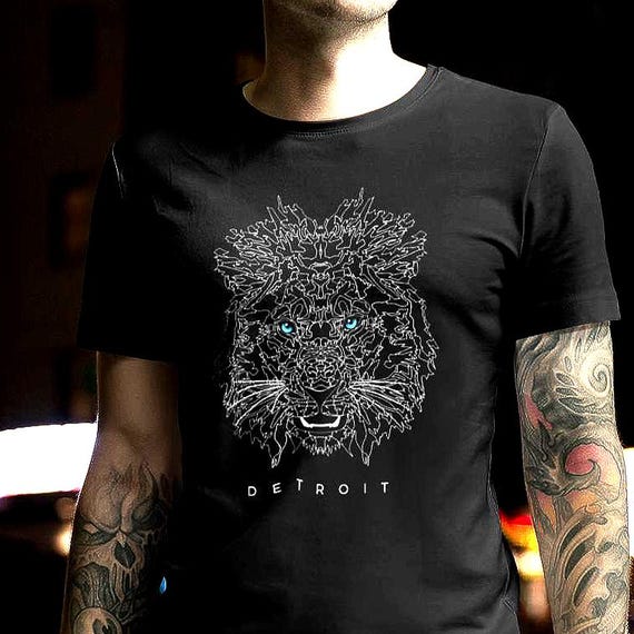 Lion Graphic T-Shirts and Hoodies – Detroit State ™