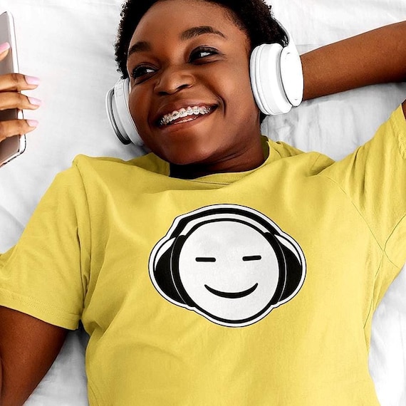 Music Happy Place Face T-Shirt