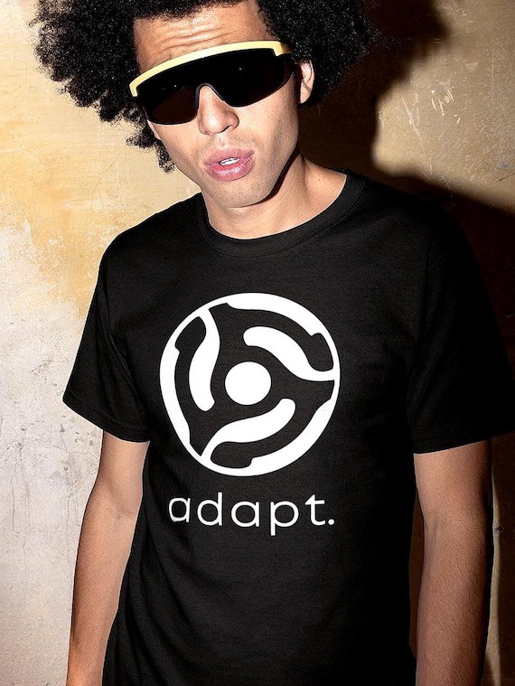 Detroit Techno 45 Adaptor Music Graphic T Shirt,  EDM Culture Essential