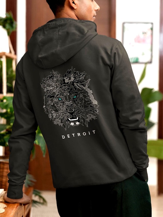 The Lion x Comfort Colors®  Hoodie Back Design