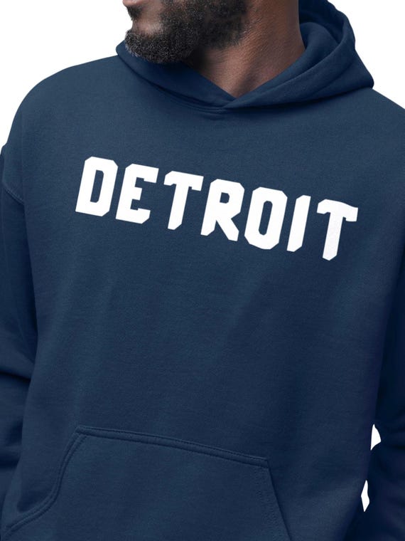 ＤＥＴＲＯＩＴ- Bold Block Letter Hoodie