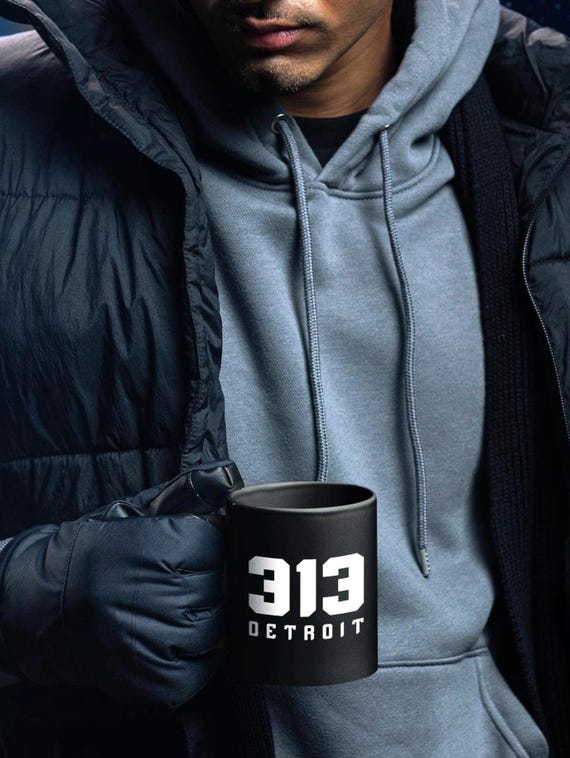 313 Detroit Coffee Mug Cup - 11oz
