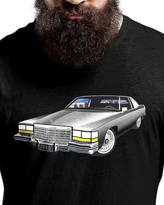 80s Coupe Deville Cadillac T-Shirt, Retro Luxury Car Graphic Tee