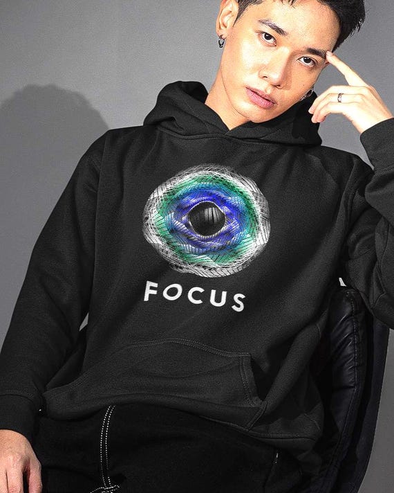Focus Abstract Design Hoodie - Detroit State™