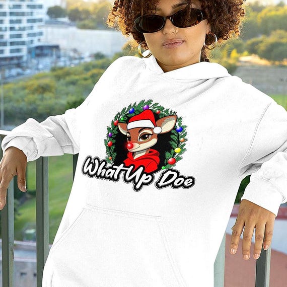 What Up Doe - Detroit Christmas Doe Hoodie