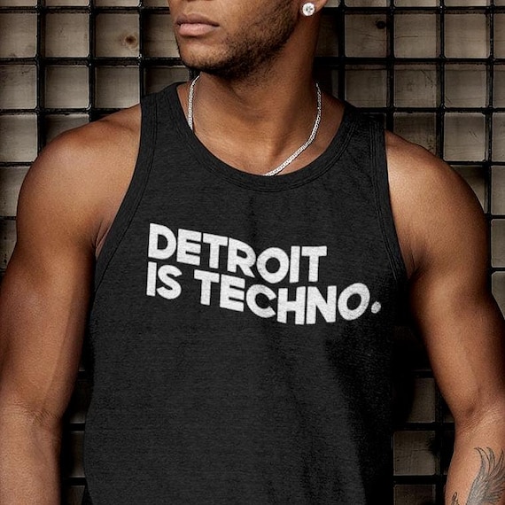 Detroit Is Techno Tank Top, House Music Apparel