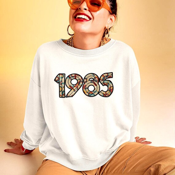 Retro 1985 Birth Year Sweatshirt