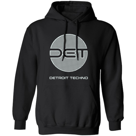 Detroit Techno DET Graphic Hoodie DJ EDM Apparel