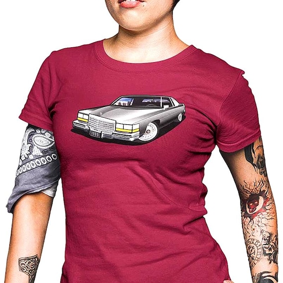 1980 Cadillac Coupe Women's Slim Fit T-Shirt