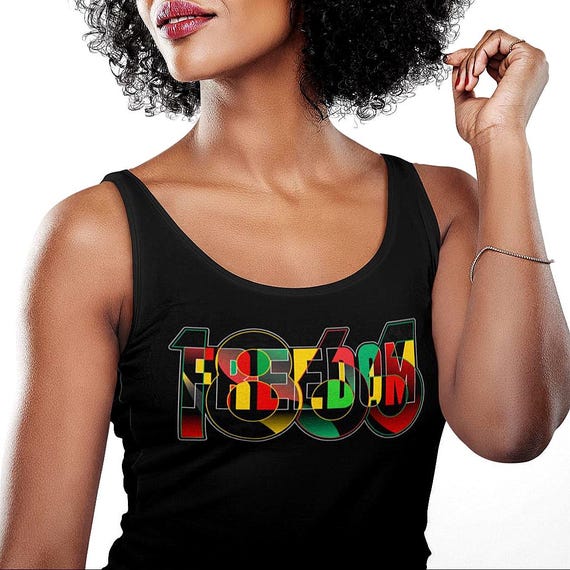 Juneteenth 1865 Freedom Celebration Unisex Graphic Tank Top