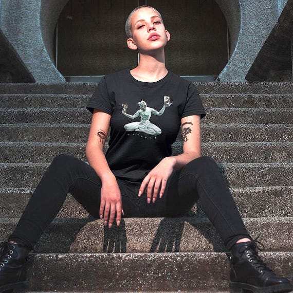 Detroit Techno Spirit | T-Shirt - Women's Slim Fit