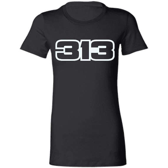 313 Detroit |  T-Shirt - Women’s  Fitted