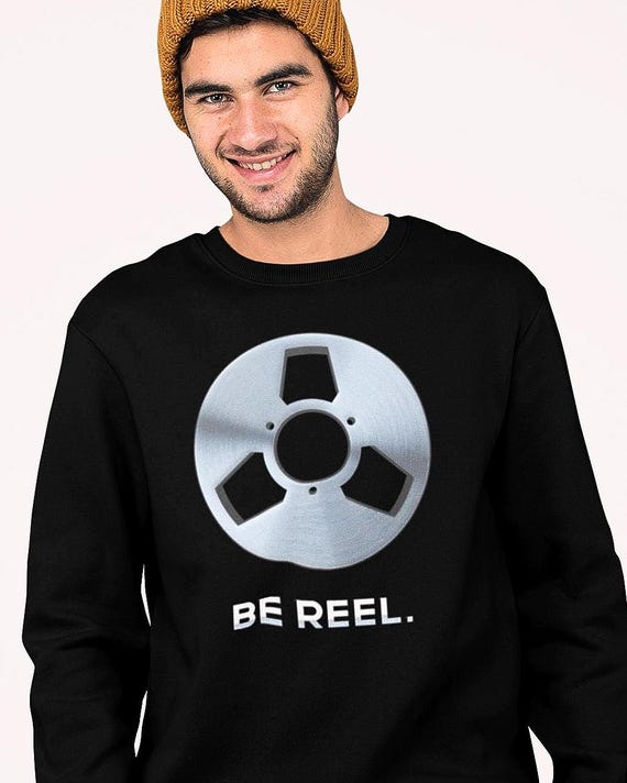 Be Reel Sweatshirt – Retro Tape Graphic, Detroit State