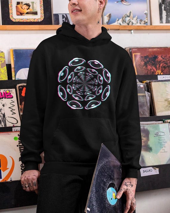 Anaglyphic Speaker Portal Hoodie - Detroit State™ Techno