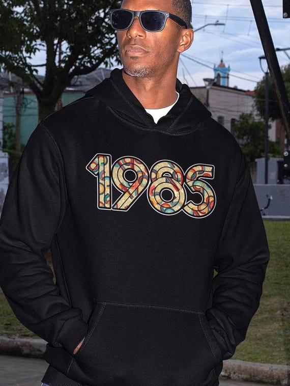 Retro 1985 Birth Year Unisex Hoodie