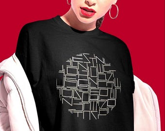 Detroit Techno Maze T-Shirt, Electronic Music Scene Graphic T Shirt