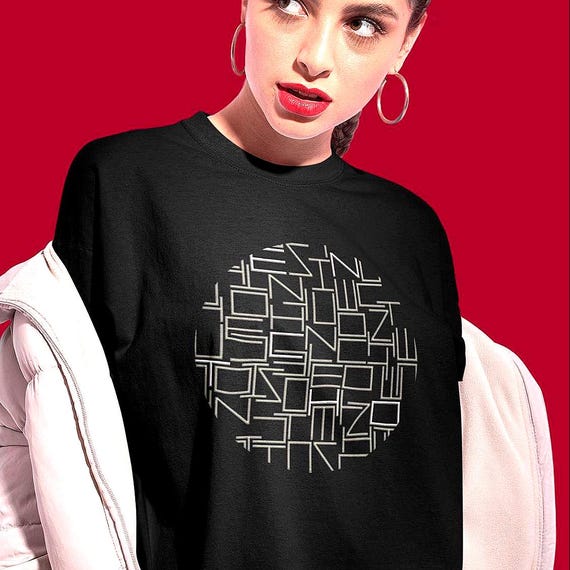 Detroit Techno Maze T-Shirt, Electronic Music Scene Graphic T Shirt