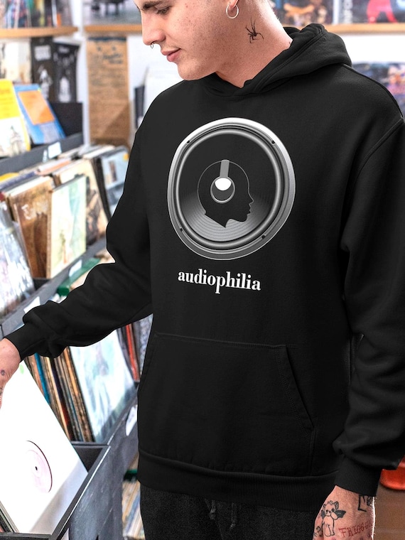 Audiophilia Music Lover DJ Hoodie - Techno EDM  Audiophile Speaker