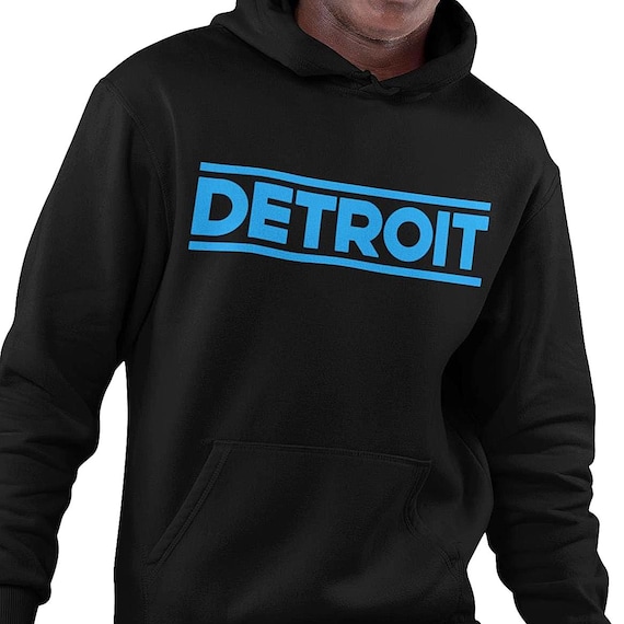 Detroit Essential Hoodie Bold Block Print