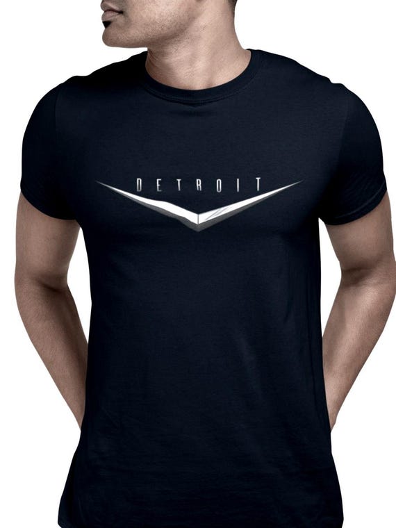 Detroit Retro V8 Emblem Unisex T-Shirt