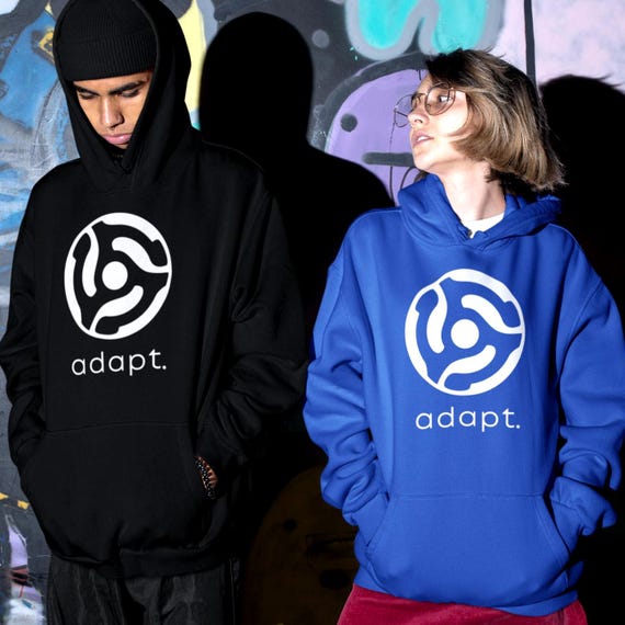 Adapt. - 45 Record Adapter - Classic Hoodie