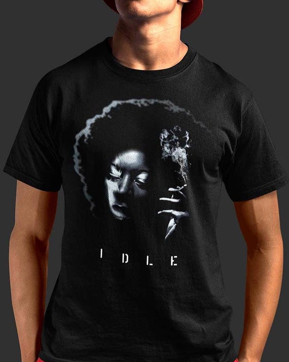 Idle, Afro Girl Ghosting Smoke