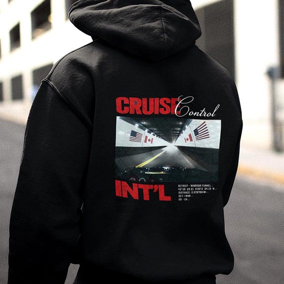 Detroit Windsor Tunnel - Hoodie - Detroit State™ - Front and Back Design - Cruise Control Collection