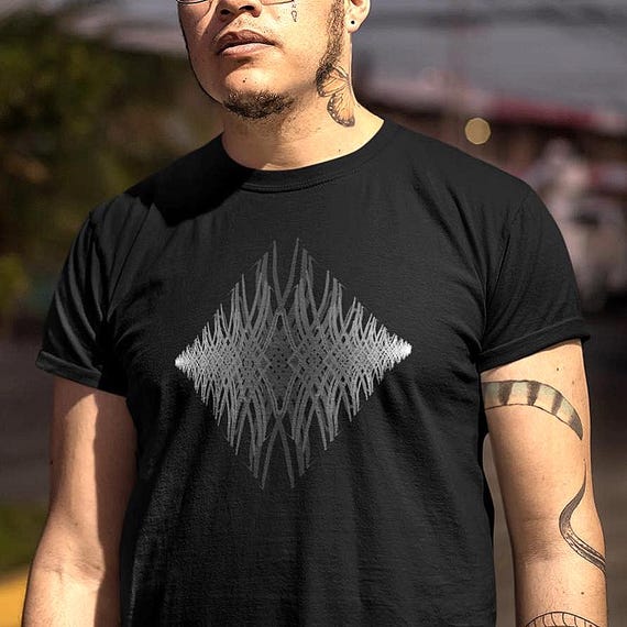 Abstract Art Design T-Shirt, Soft Feel 100% Cotton