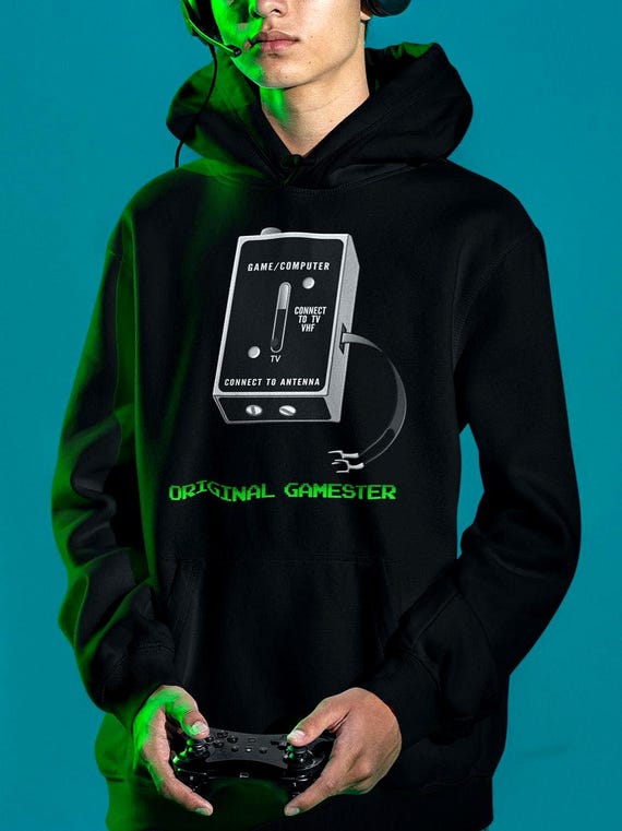 TV / Game Switch Hoodie - Retro Video Gamer - Original Gamester