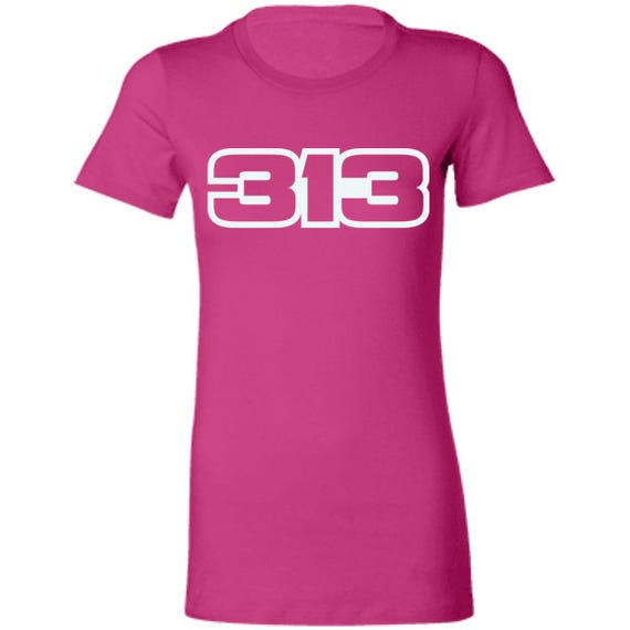 313 Detroit |  T-Shirt - Women’s  Fitted