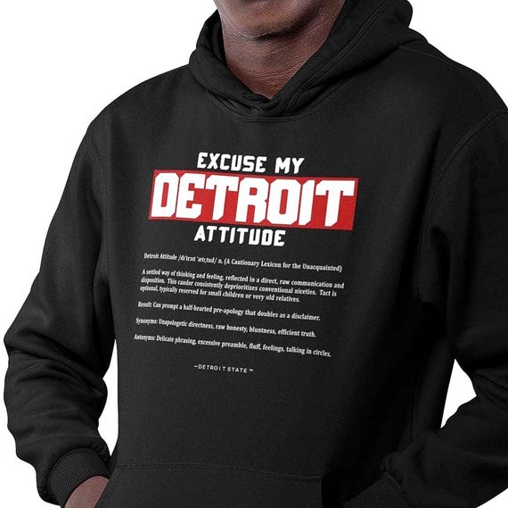 Excuse My Detroit Attitude Hoodie - Detroit State™