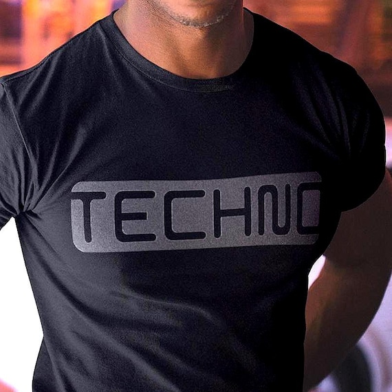 Detroit Techno Rave Shirt, Unisex Cotton Tee