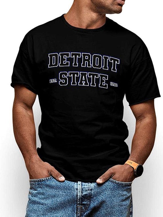 Detroit State - T-shirt - Premium - Collegiate Style