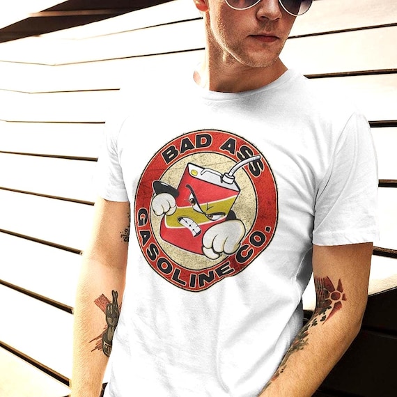 Gas Can T-Shirt Premium Mens/Unisex  Bad Ass Gasoline | Detroit State