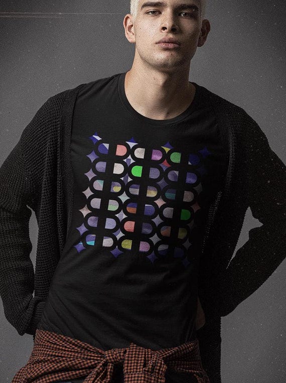 Geometric Abstract Art Design Detroit State™ T-Shirt