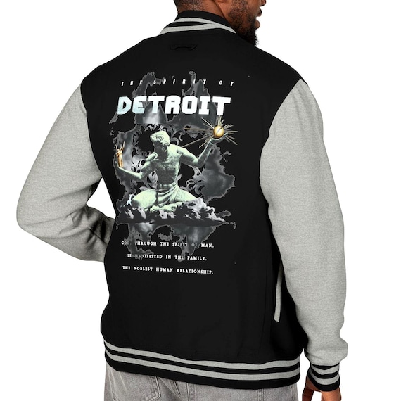 Spirit of Detroit Artwear - Detroit State™ Fleece Varsity Jacket